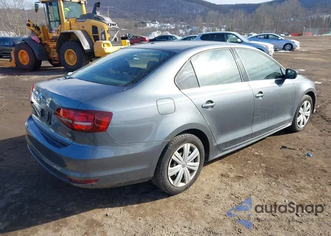 2017 Volkswagen Jetta 1.4T S из США, поврежденный, VIN 3VW2B7AJ4HM279199